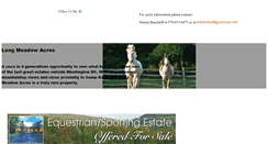 Desktop Screenshot of longmeadowacres.com