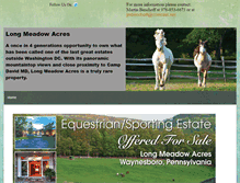 Tablet Screenshot of longmeadowacres.com